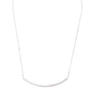 BN Slate Monroe Silver Delicate Silver Necklace